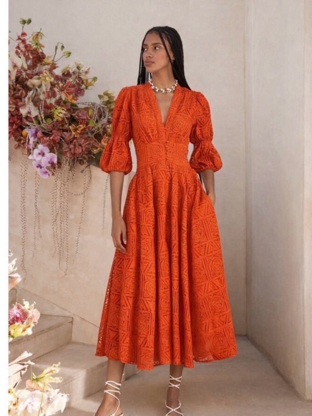 *NEW* Cult Gaia Women’s Willow Midi Dress size Medium - Picture 2 of 11